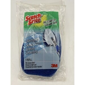 Scotch Brite Non-Scratch Shower Scrubber Refill Blue Discontinued New